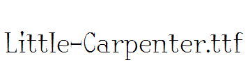 Little-Carpenter.ttf