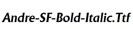 Andre-SF-Bold-Italic.ttf