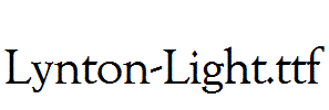 Lynton-Light.ttf