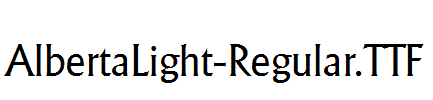 AlbertaLight-Regular.ttf