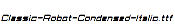 Classic-Robot-Condensed-Italic.ttf