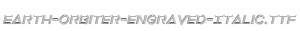 Earth-Orbiter-Engraved-Italic.ttf