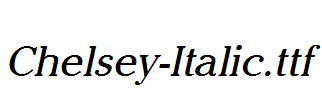 Chelsey-Italic.ttf