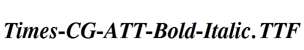 Times-CG-ATT-Bold-Italic.ttf