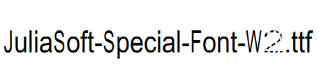 JuliaSoft-Special-Font-W2.ttf