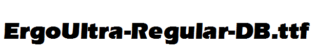 ErgoUltra-Regular-DB.ttf