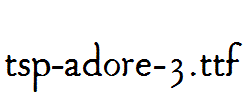 tsp-adore-3.ttf