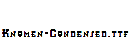 Knomen-Condensed.ttf