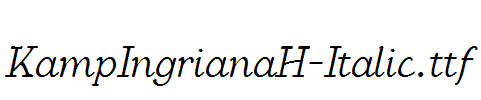 KampIngrianaH-Italic.ttf