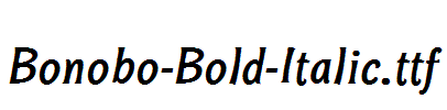 Bonobo-Bold-Italic.ttf