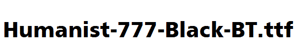 Humanist-777-Black-BT.ttf