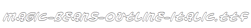 Magic-Beans-Outline-Italic.ttf