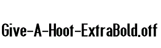 Give-A-Hoot-ExtraBold.otf