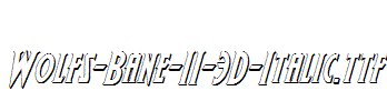 Wolfs-Bane-II-3D-Italic.ttf