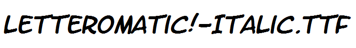 LetterOMatic!-Italic.ttf