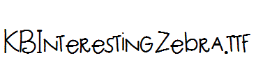 KBInterestingZebra.ttf