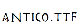 Antico.ttf