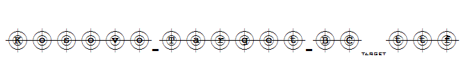 Kosovo-Target-BC.ttf