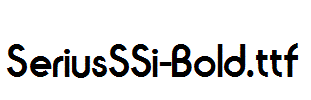 SeriusSSi-Bold.ttf