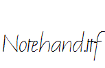 Notehand.ttf