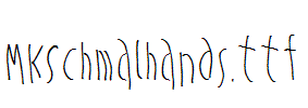 MKSchmalhands.ttf