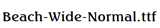 Beach-Wide-Normal.ttf