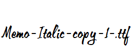 Memo-Italic-copy-1-.ttf