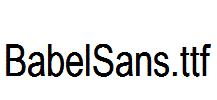 BabelSans.ttf