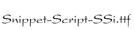 Snippet-Script-SSi.ttf