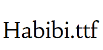 Habibi.ttf