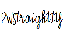 PWStraight.ttf