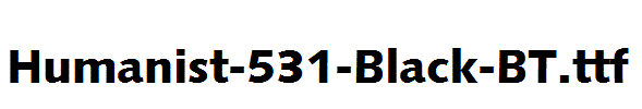 Humanist-531-Black-BT.ttf