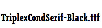 TriplexCondSerif-Black.ttf