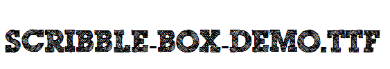 Scribble-Box-DEMO.ttf