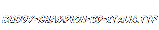 Buddy-Champion-3D-Italic.ttf