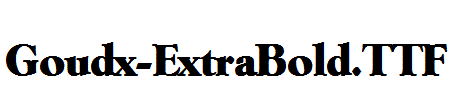 Goudx-ExtraBold.ttf