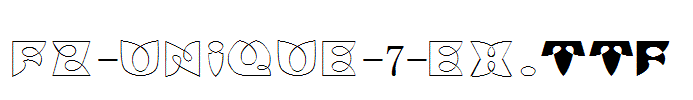 FZ-UNIQUE-7-EX.ttf