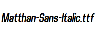 Matthan-Sans-Italic.ttf