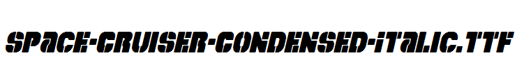 Space-Cruiser-Condensed-Italic.ttf