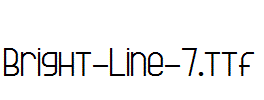 Bright-Line-7.ttf