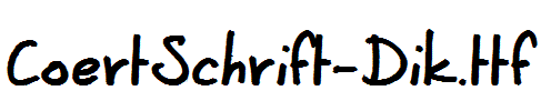 CoertSchrift-Dik.ttf