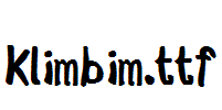 Klimbim.ttf