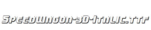 Speedwagon-3D-Italic.ttf