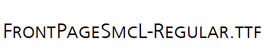 FrontPageSmcL-Regular.ttf