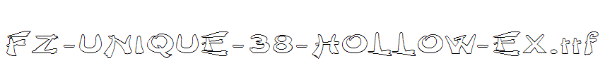 FZ-UNIQUE-38-HOLLOW-EX.ttf