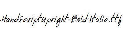 HandScriptUpright-Bold-Italic.ttf