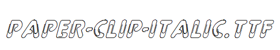 Paper-Clip-Italic.ttf