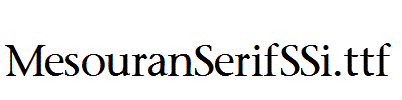 MesouranSerifSSi.ttf