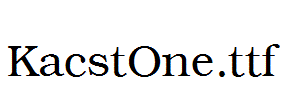 KacstOne.ttf