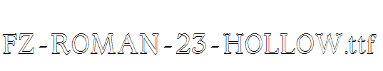 FZ-ROMAN-23-HOLLOW.ttf